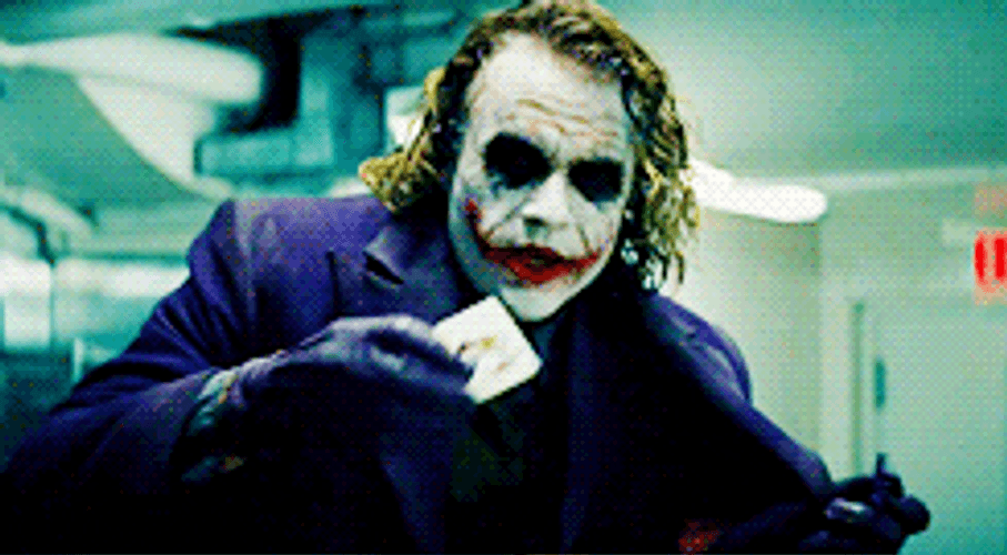 Joker Showing Card GIF