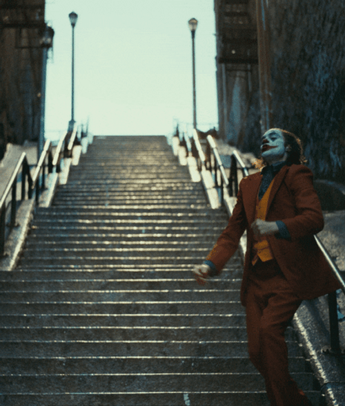 Joker Slowly Kicking GIF