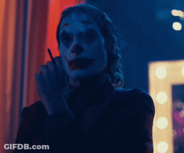 Joker Smoking Cigar GIF