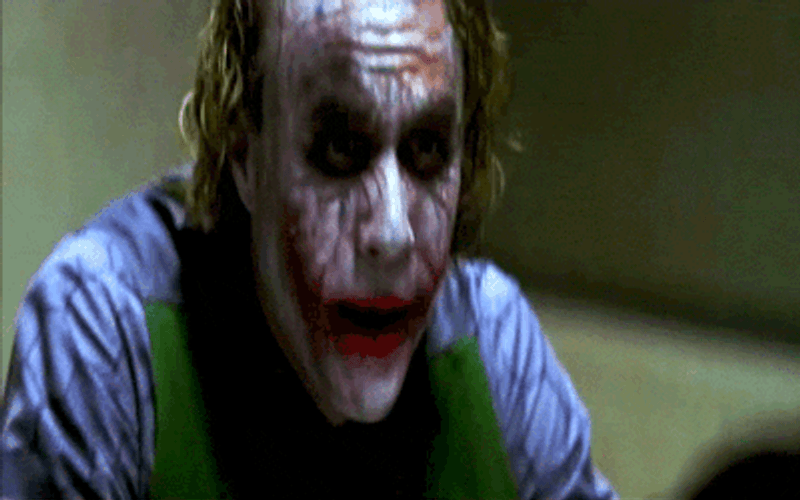 Joker Tearfully Laughing GIF