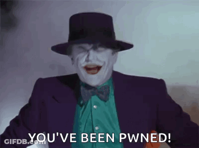 Joker With La-Tee-Fucking-Da Text GIF
