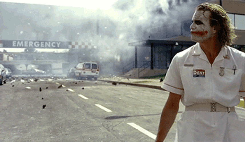Joker Wondering Around GIF