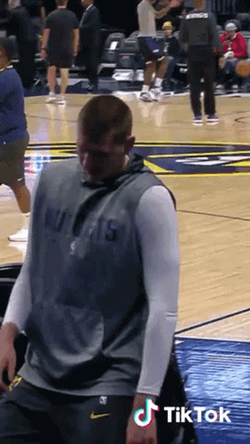 Jokic Silly Dance To Camera GIF