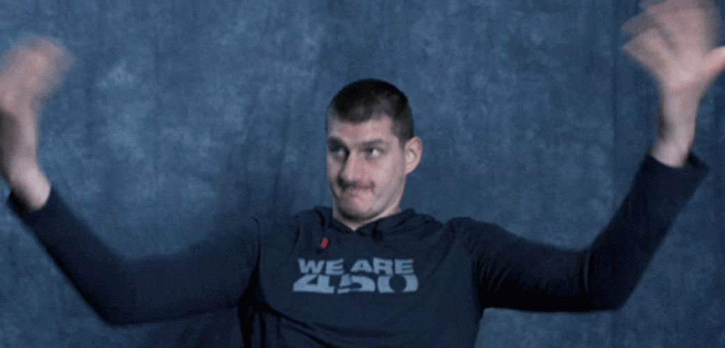 Jokic Taunting Come On GIF