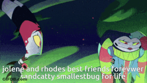 Jolene And Rhodes Best Friends Forever Sandcatty Smallest Bug For Life GIF
