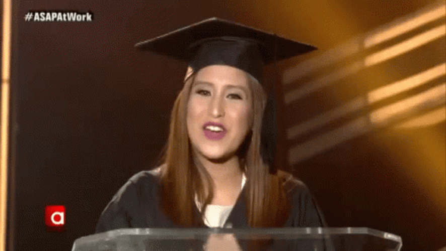 Jolina Magdangal ASAP Graduation GIF