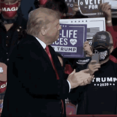 Jolly Donald Trump Dancing GIF