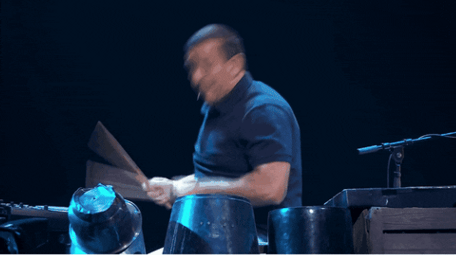 Jolly Man Rimshot GIF