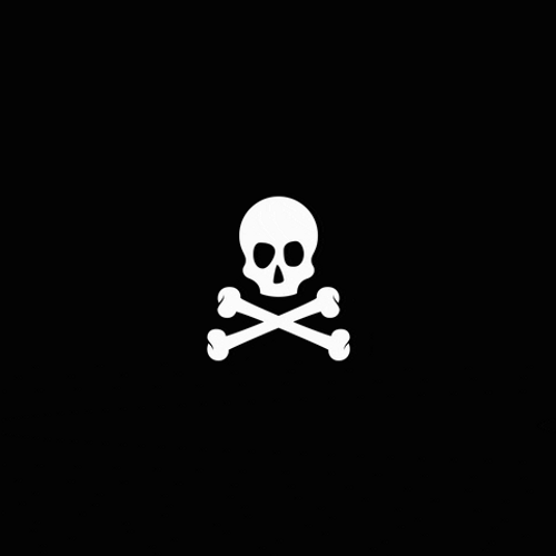 Jolly Roger Popping In And Out GIF