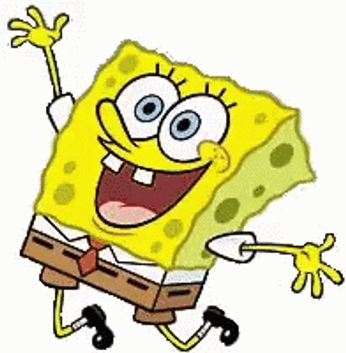 Jolly Spongebob Sunday GIF