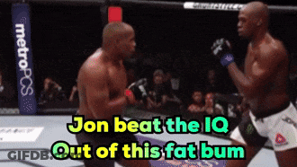 Jon Boxing Fat Opponent GIF