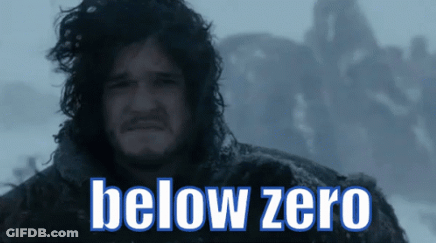 Jon Snow Below Zero Freezing Cold GIF