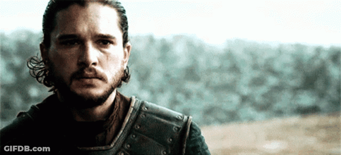 Jon Snow Burning Gaze Game Of Thrones GIF