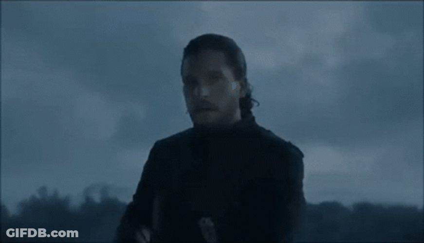 Jon Snow Combat Stance Game Of Thrones GIF