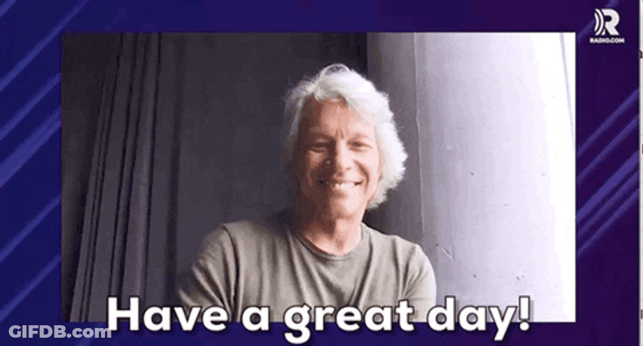 Jon Waves Have A Great Day At School GIF