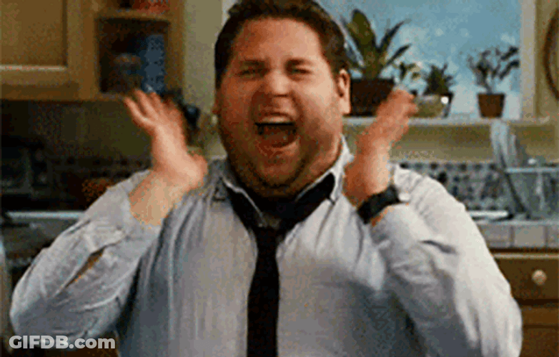 Jonah Hill Cheering GIF