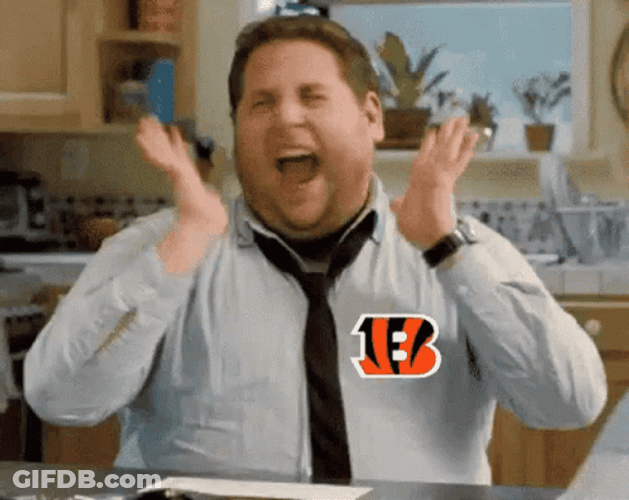Jonah Hill Excited Bengals GIF