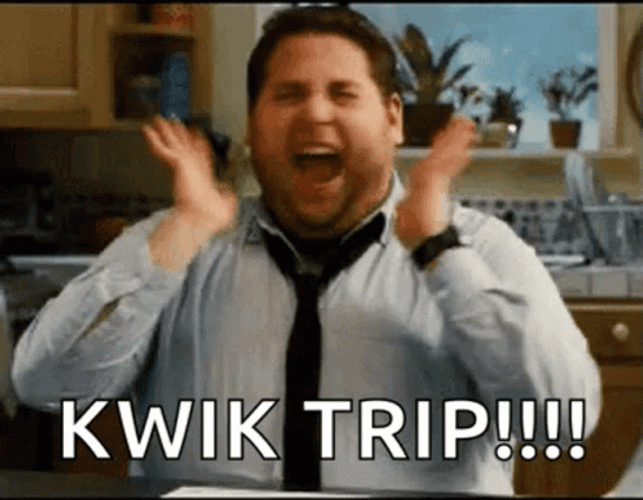 Jonah Hill Excited Kwik Trip GIF