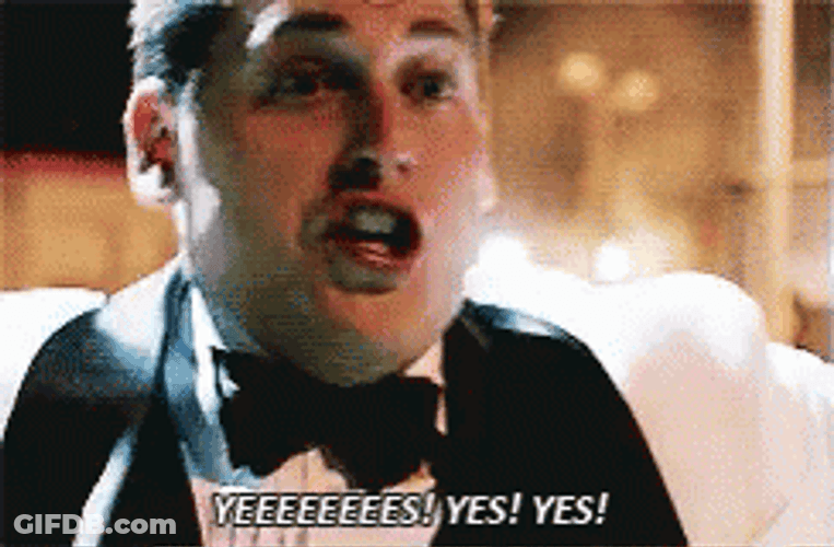 Jonah Hill Excited Yes Yes GIF