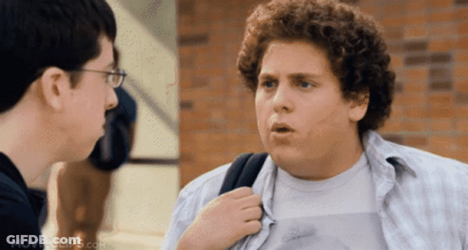Jonah Hill In Superbad Is Angry GIF