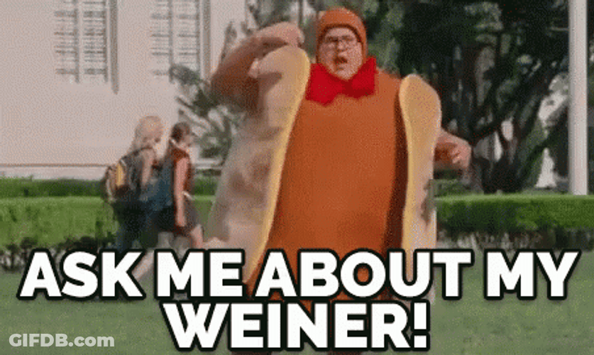 Jonah Hill Mascot Weiner GIF