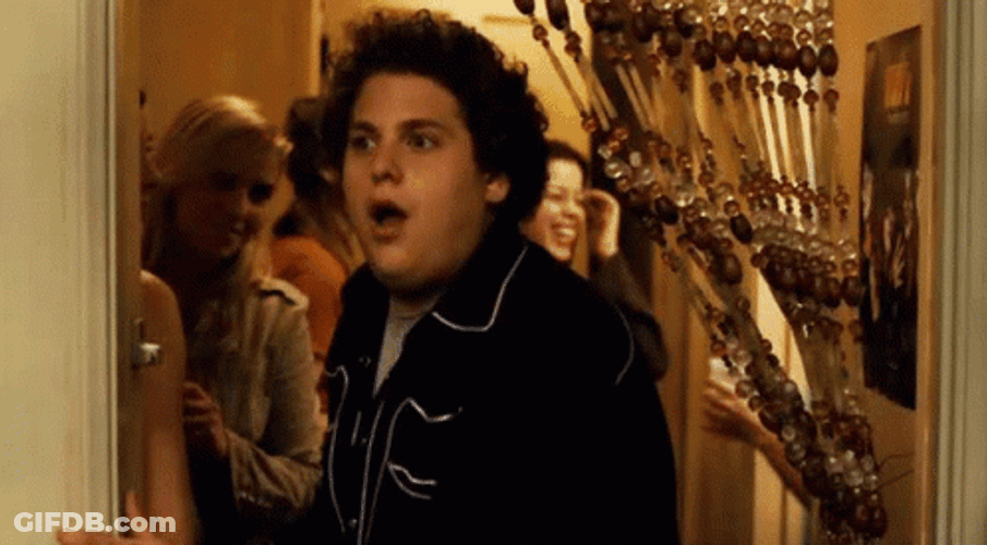 Jonah Hill Of Superbad Is So Hyper GIF