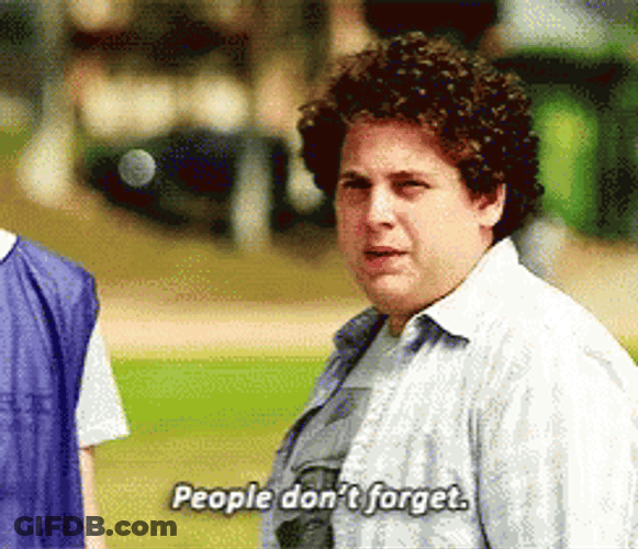 Jonah Hill People Don't Forget GIF