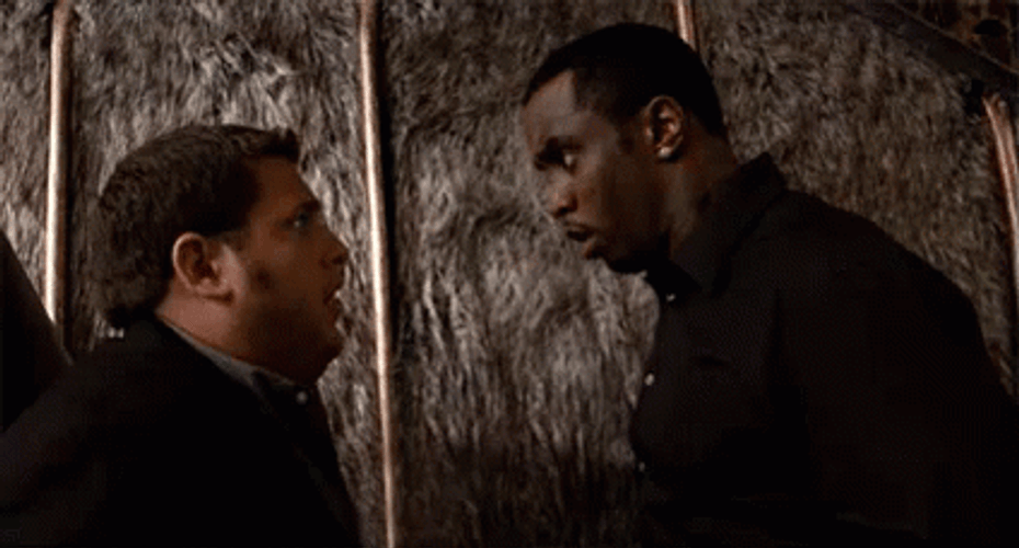 Jonah Hill With Lookalike Of P Diddy Meme GIF