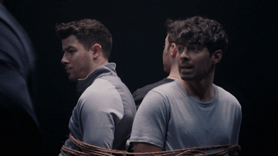 Jonas Brothers Tied Up GIF