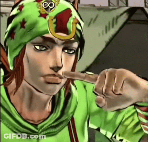 Jonathan Joestar Green Costume GIF