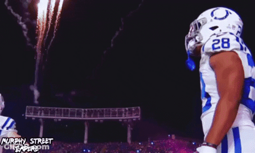Jonathan Taylor Emotional Walk GIF