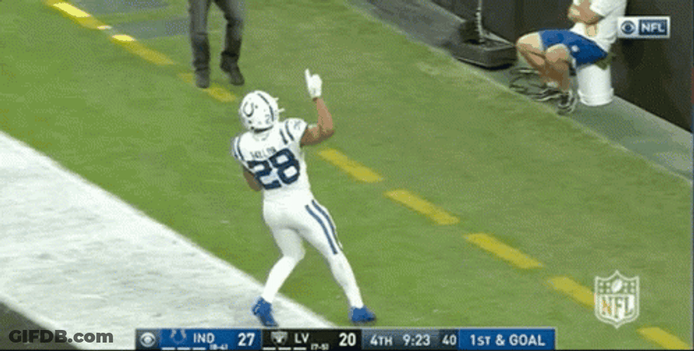 Jonathan Taylor Jumping Hug GIF