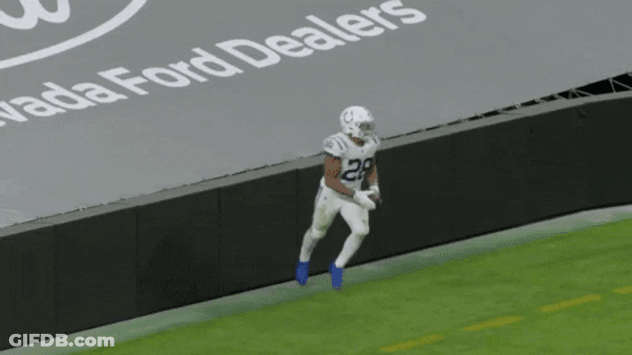 Jonathan Taylor Touchdown Strike GIF