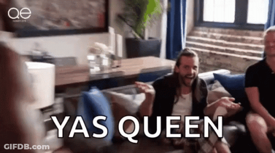 Jonathan Van Ness Yaaas Queen GIF