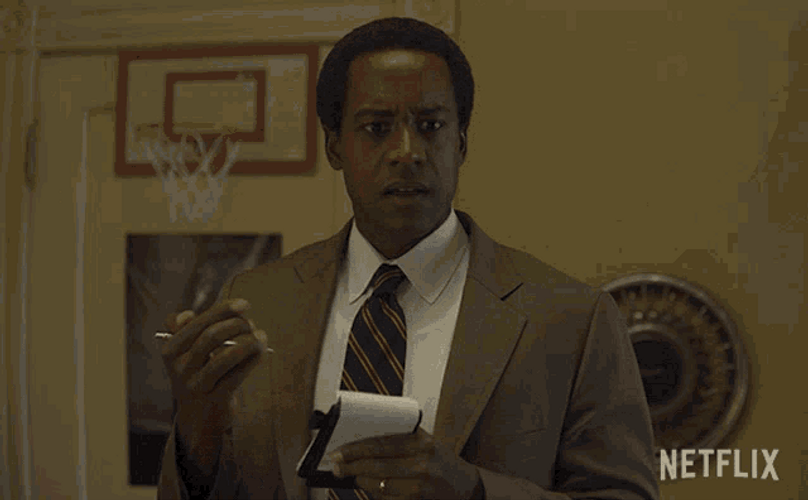 Jones As Fbi Agent Jim Barney Taking Notes GIF