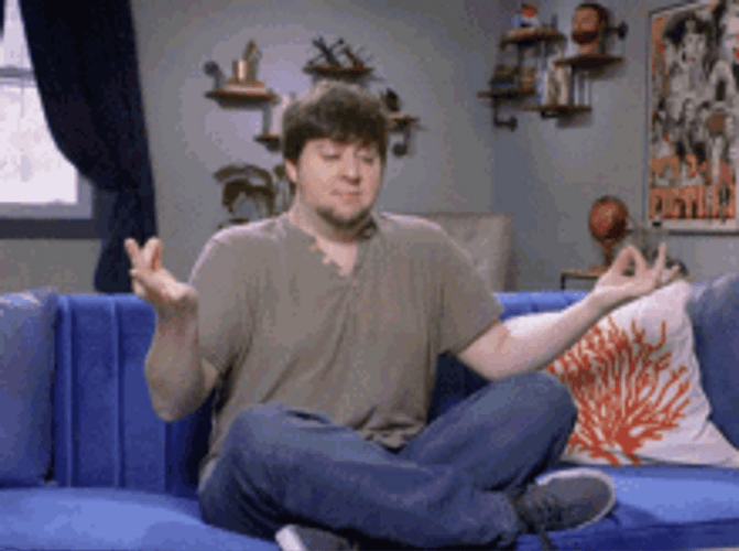 Jontron Meditation Thinking GIF