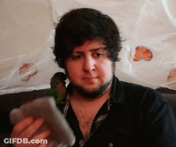 Jontron Wiping His Head GIF