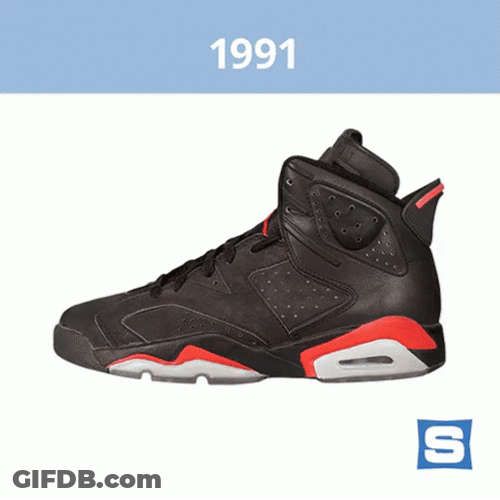 Jordan 4 1991 Black GIF