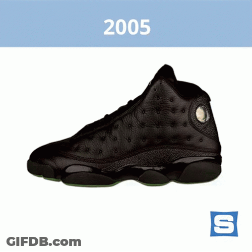 Jordan 4 2005 Black GIF