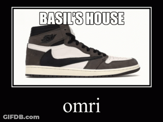 Jordan 4 Basil's House GIF