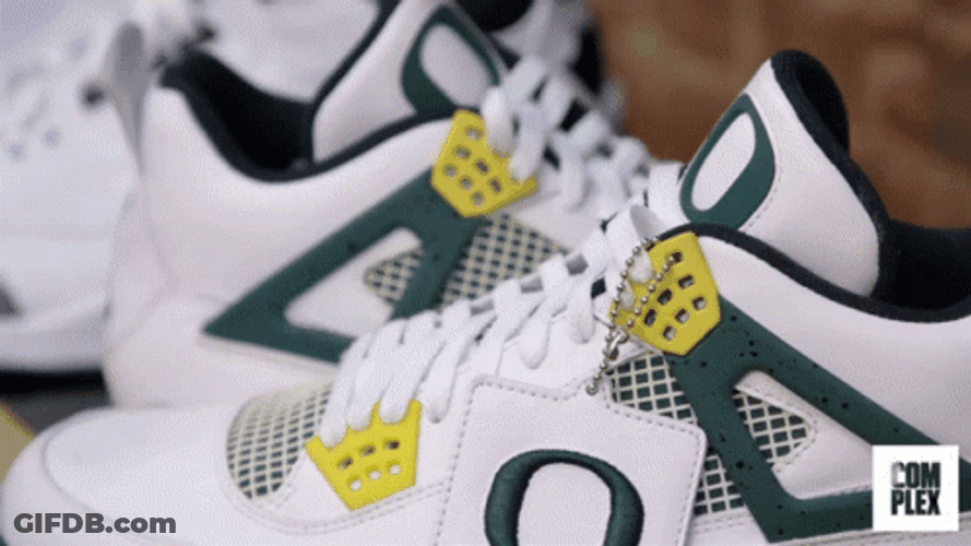 Jordan 4 Shoe Details GIF