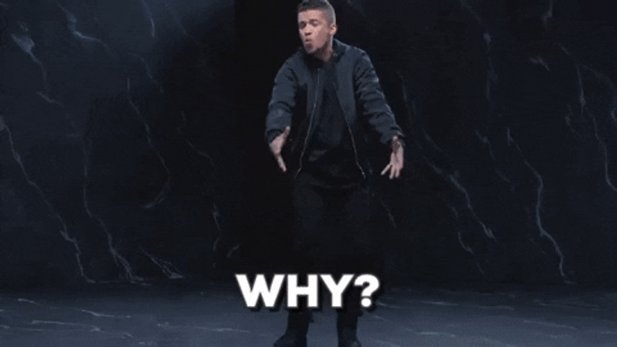 Jordan Fisher Saying Why GIF