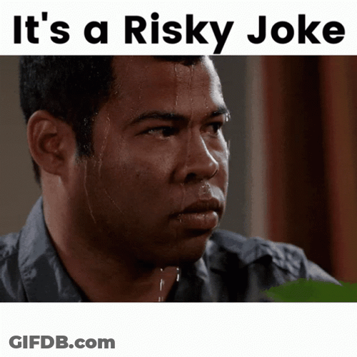 Jordan Peele Its A Risky Joke GIF
