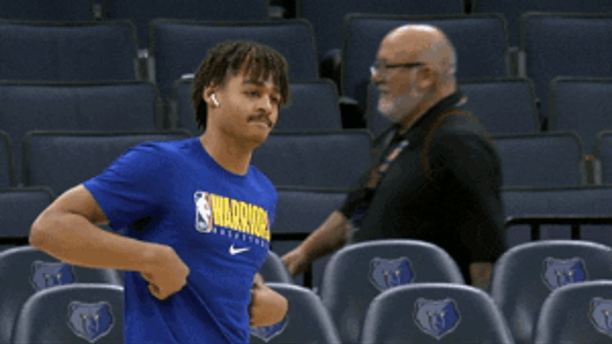 Jordan Poole Duck Dance GIF