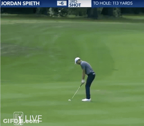 Jordan Spieth 3Rd Shot In The Woods GIF
