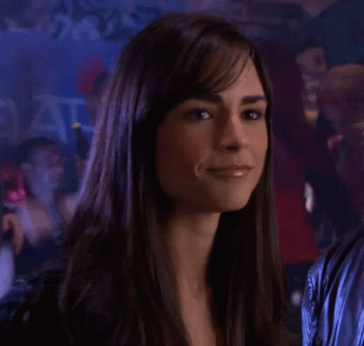 Jordana Brewster Lip Bite Flirt DEBS GIF