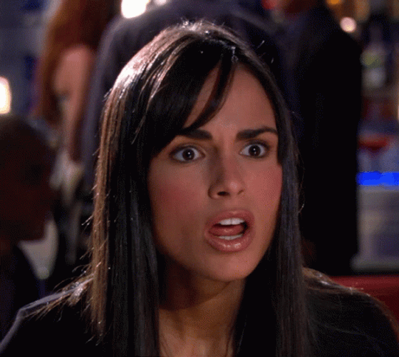 Jordana Brewster Shocked Gasp DEBS GIF