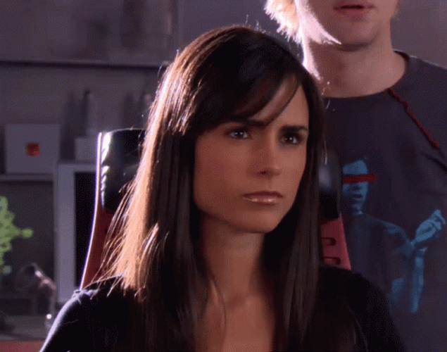 Jordana Brewster Side Glance DEBS GIF