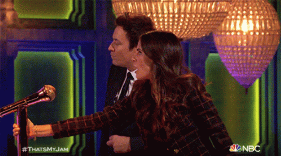 Jordana Brewster Swing Arm Lean Back GIF