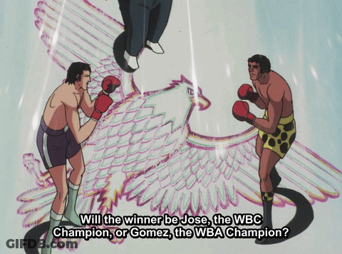 Jose Gomez WBC Champion And Jose WBA Champion GIF